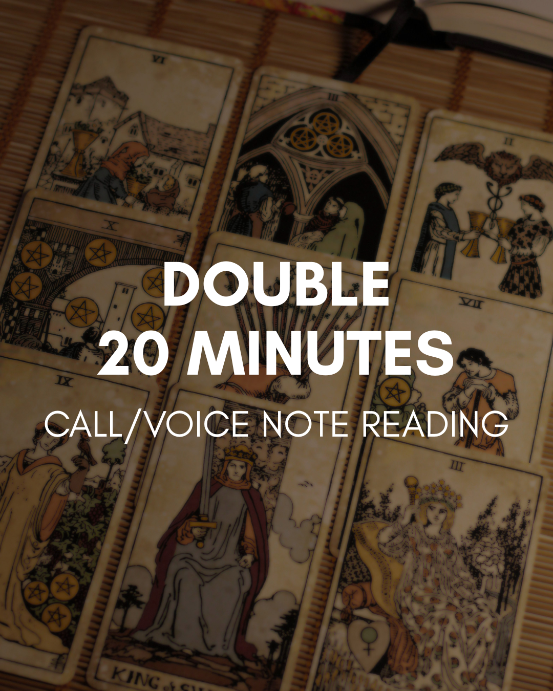 Double 20-minutes tarot readings
